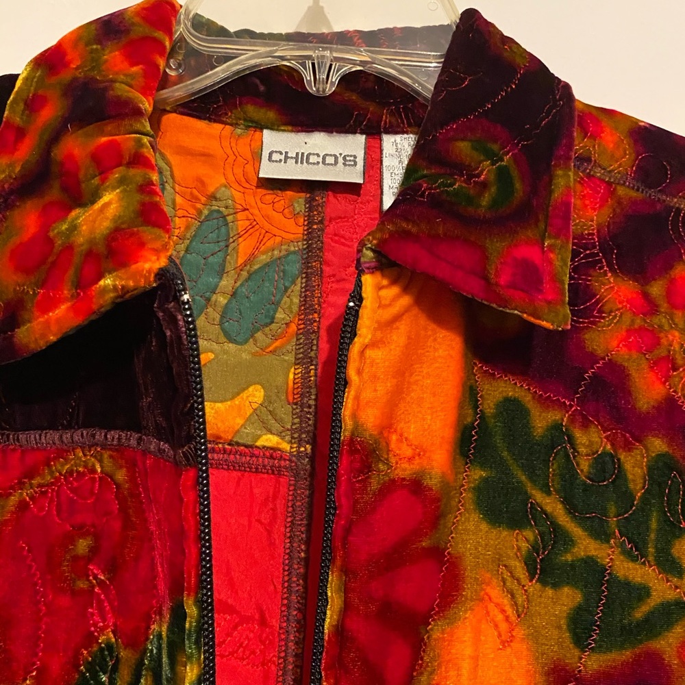 Chico Multi Color Quilted Jacket - Picture 3 of 7